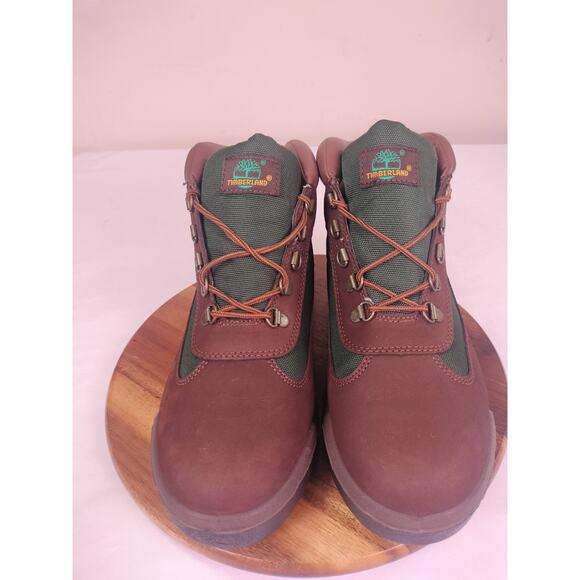 Timberland Hiking Boots 6530A Mens 9.5 Brown Green Urban Trail Beef & Broccoli - Picture 3 of 9